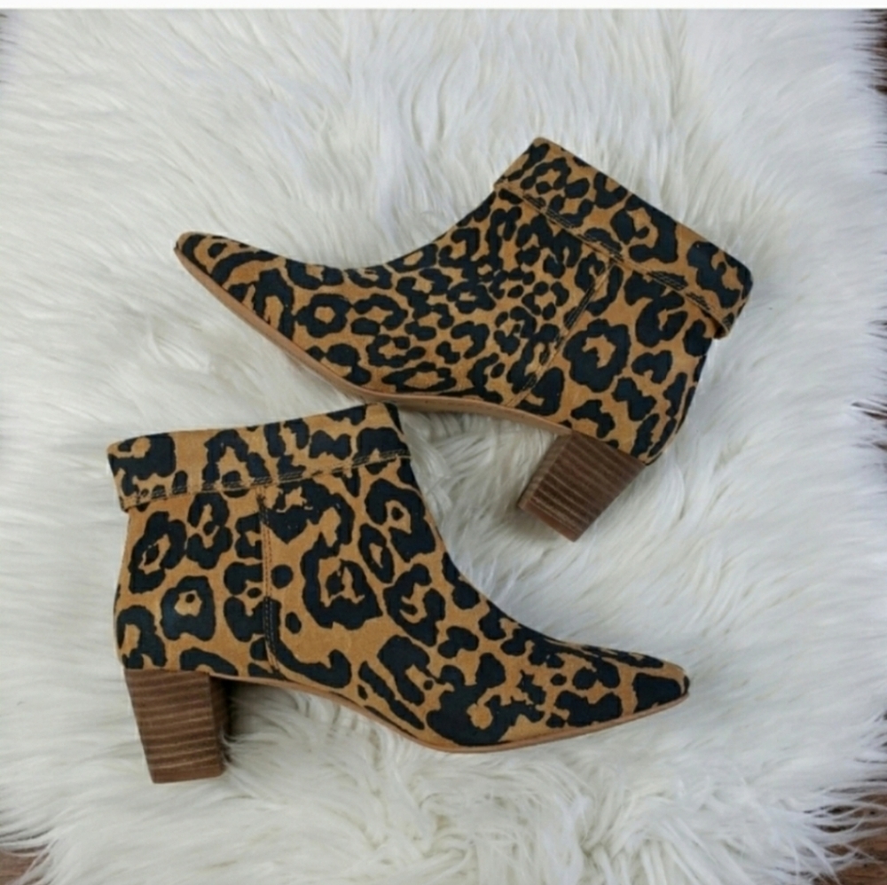 Lucky brand Zaprika suede booties 8.5 - Picture 3 of 9